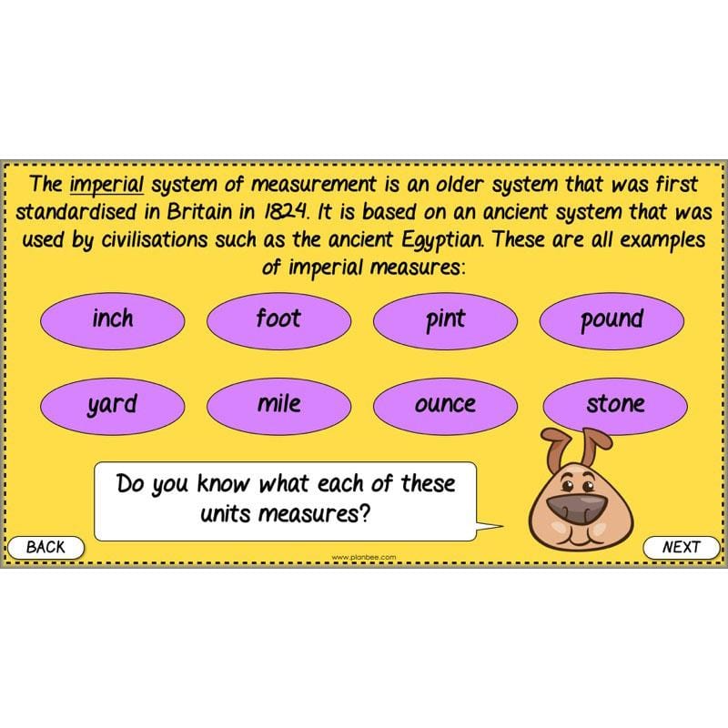 PlanBee Converting Measures - Complete Year 5 Measurement Planning