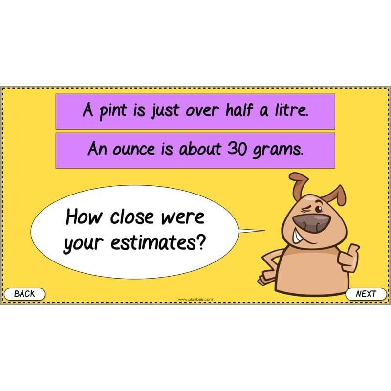 PlanBee Converting Measures - Complete Year 5 Measurement Planning