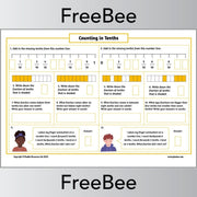 PlanBee FREE Counting in Tenths Worksheet | PlanBee