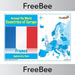 Free Countries in Europe Map with Cities and Flags France | PlanBee