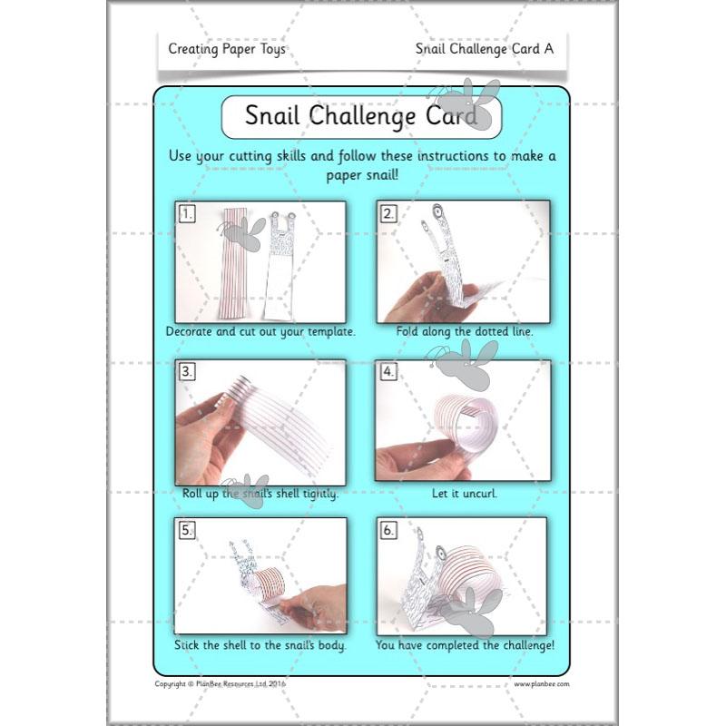 PlanBee FREE Make Paper Toys Moving Toys KS1 DT Lesson | PlanBee