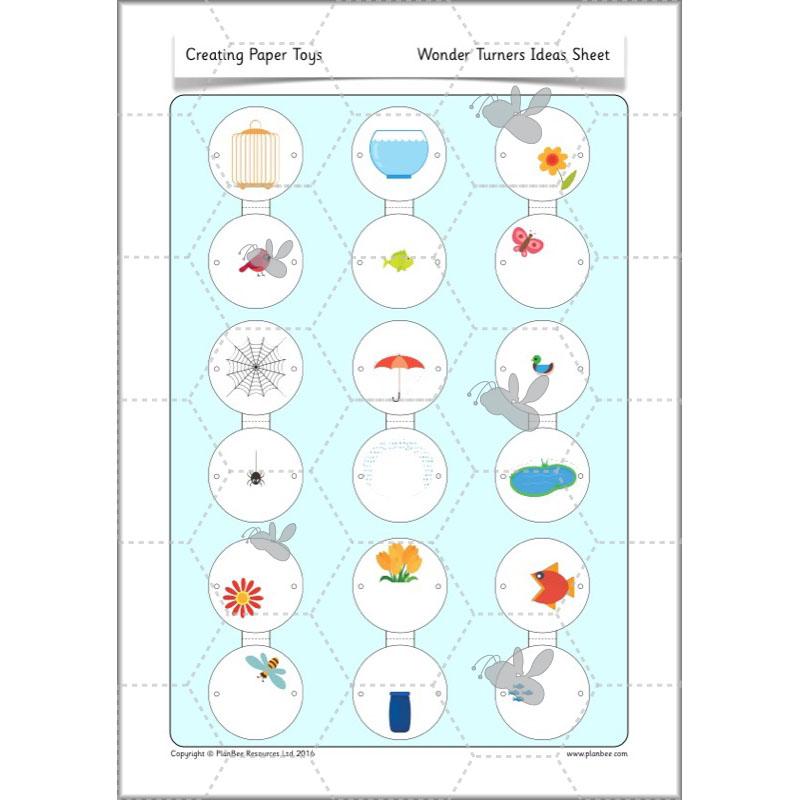 PlanBee FREE Make Paper Toys Moving Toys KS1 DT Lesson | PlanBee