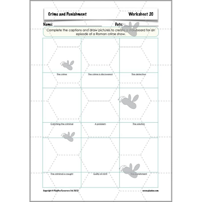 PlanBee Crime and Punishment Timeline KS2 History Lessons by PlanBee