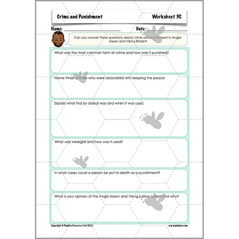 PlanBee Crime and Punishment Timeline KS2 History Lessons by PlanBee