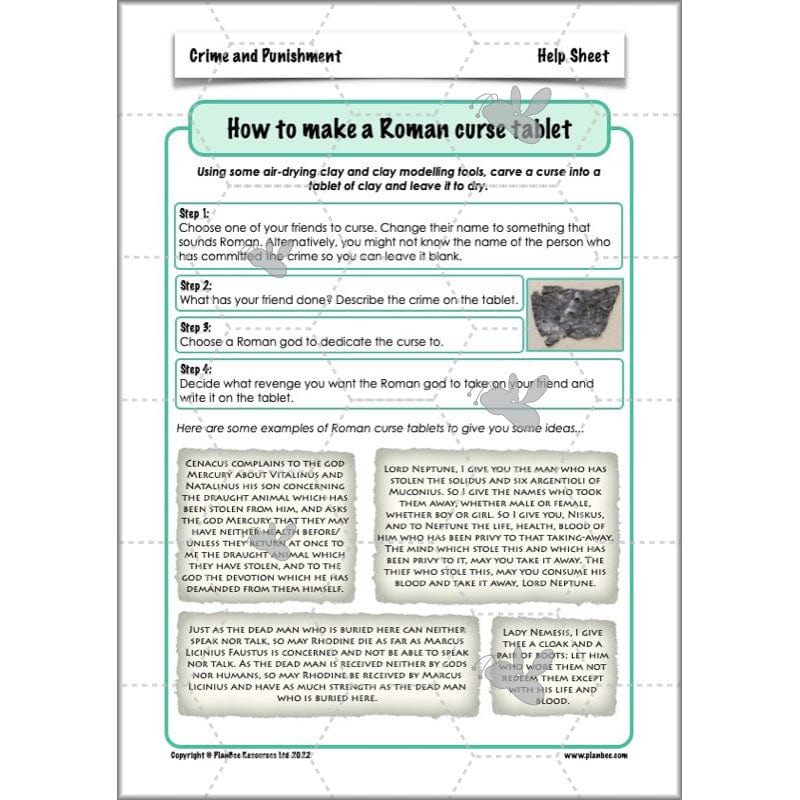 PlanBee Crime and Punishment Timeline KS2 History Lessons by PlanBee