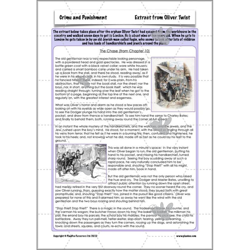 PlanBee Crime and Punishment Timeline KS2 History Lessons by PlanBee