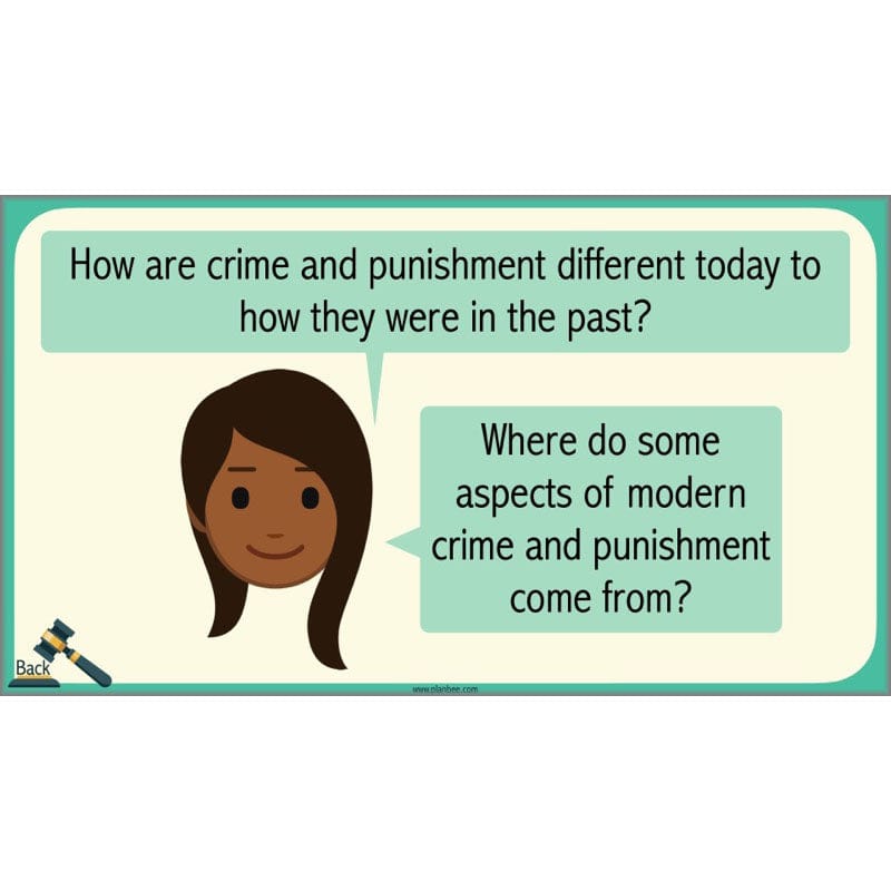 PlanBee Crime and Punishment Timeline KS2 History Lessons by PlanBee