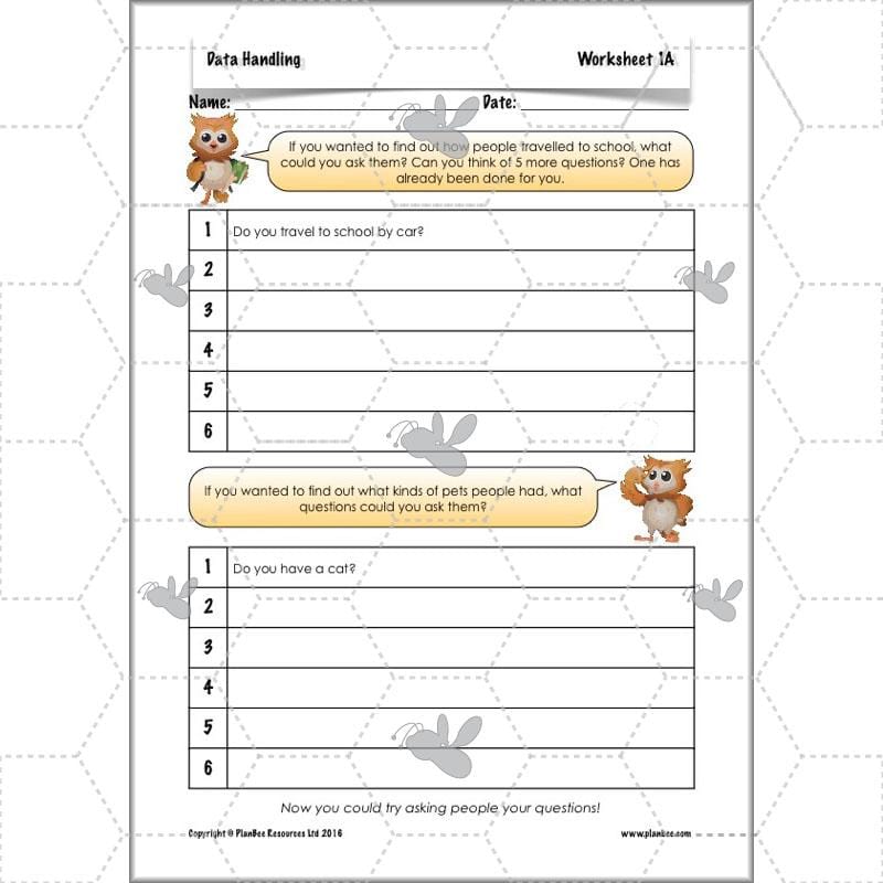 PlanBee Data Handling Year 4 Maths Lessons by PlanBee