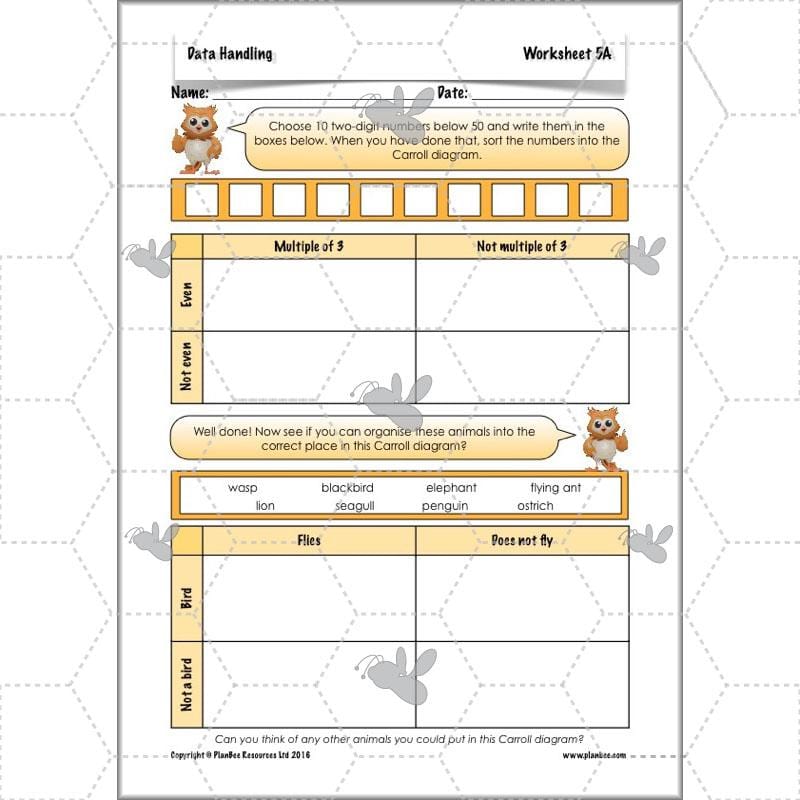 PlanBee Data Handling Year 4 Maths Lessons by PlanBee