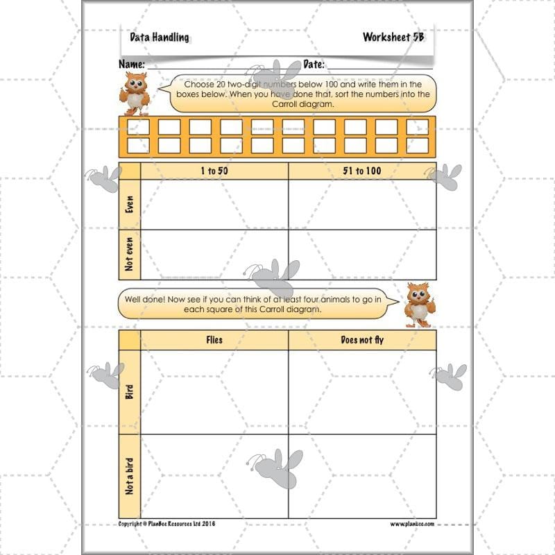 PlanBee Data Handling Year 4 Maths Lessons by PlanBee