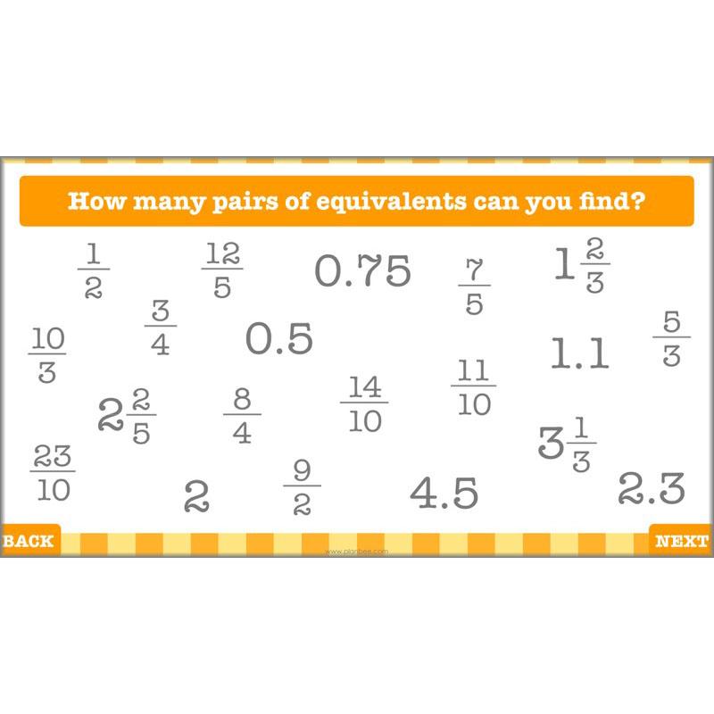 PlanBee Decimals & Fractions - Complete Set of Five Lessons for Year 5