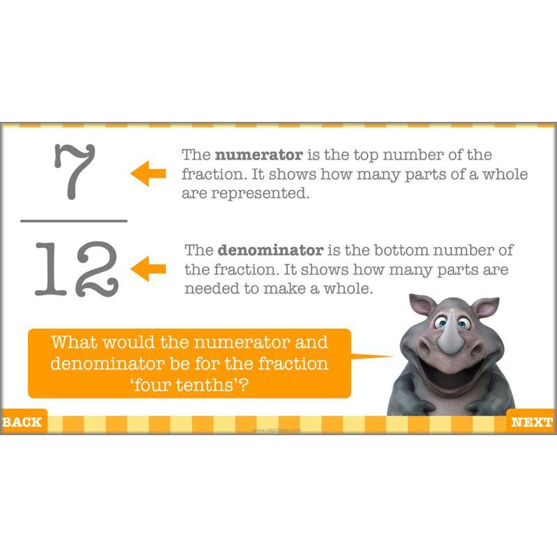 PlanBee Decimals & Fractions - Complete Set of Five Lessons for Year 5