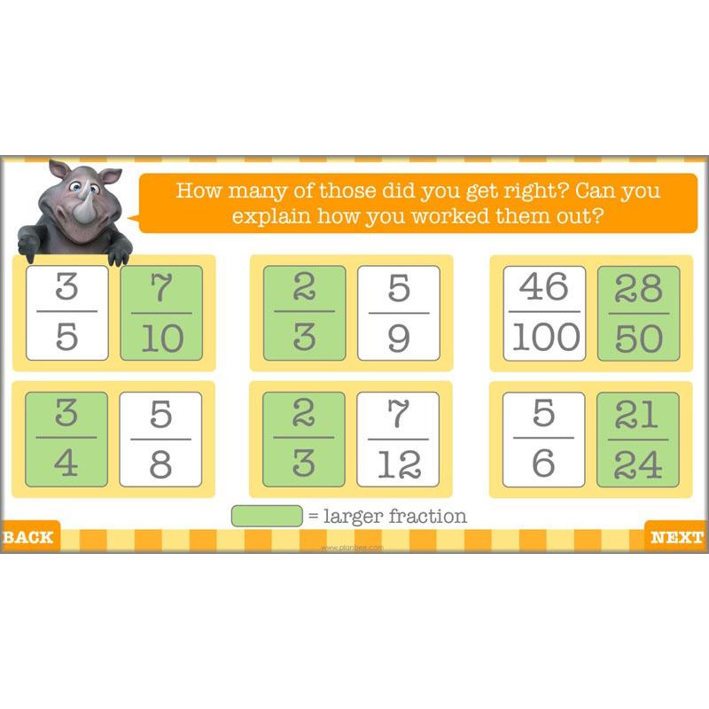 PlanBee Decimals & Fractions - Complete Set of Five Lessons for Year 5