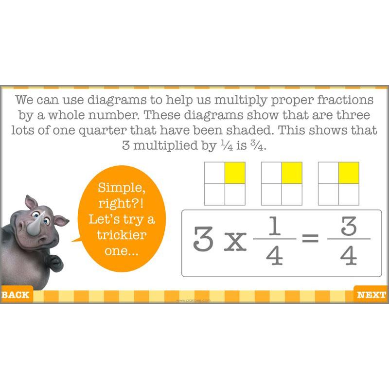 PlanBee Decimals & Fractions - Complete Set of Five Lessons for Year 5