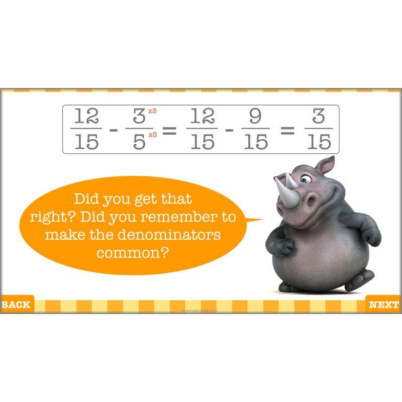 PlanBee Decimals & Fractions - Complete Set of Five Lessons for Year 5