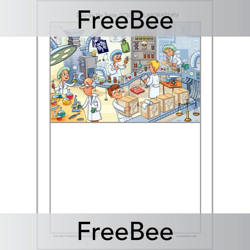 Free Science Laboratory Describe a Scene Picture by PlanBee