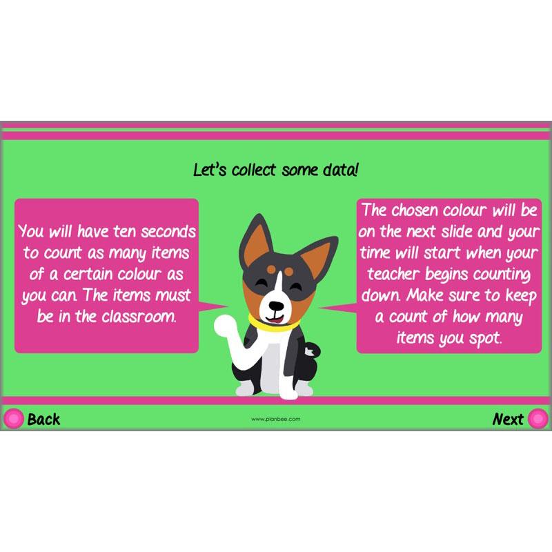 PlanBee Describing Data Year 5 Statistics Lesson by PlanBee