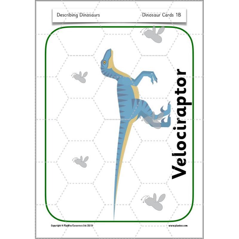 PlanBee Describing Dinosaurs Year 1 - Dinosaur Writing Activities KS1