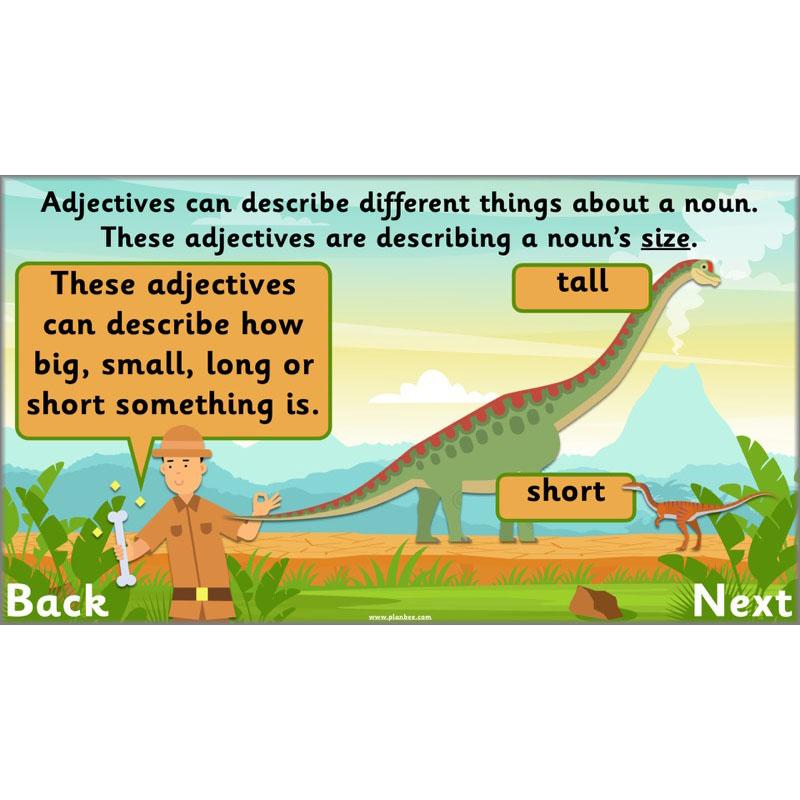 PlanBee Describing Dinosaurs Year 1 - Dinosaur Writing Activities KS1