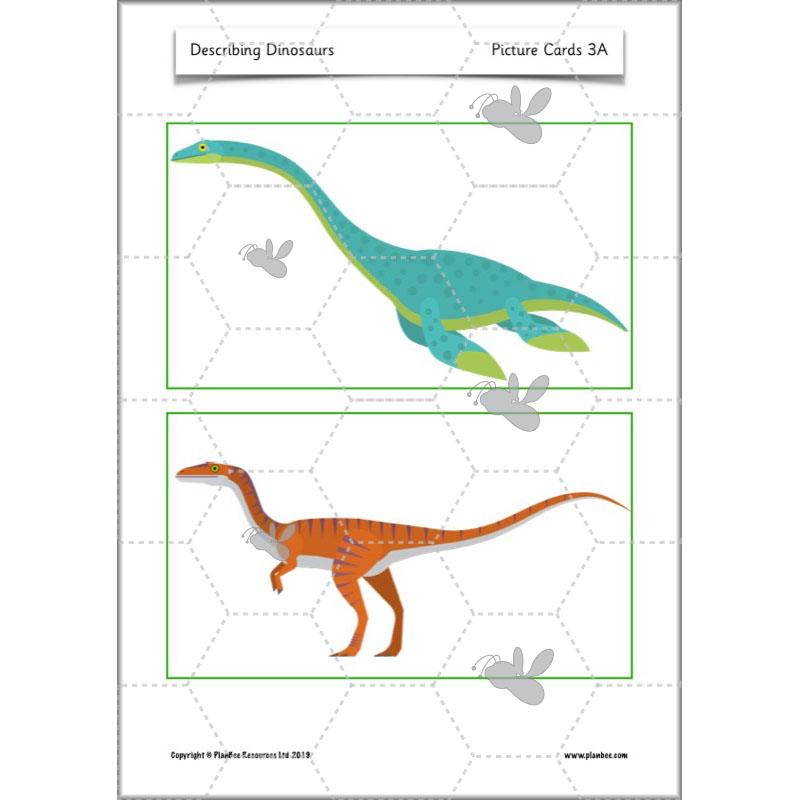 PlanBee Describing Dinosaurs Year 1 - Dinosaur Writing Activities KS1