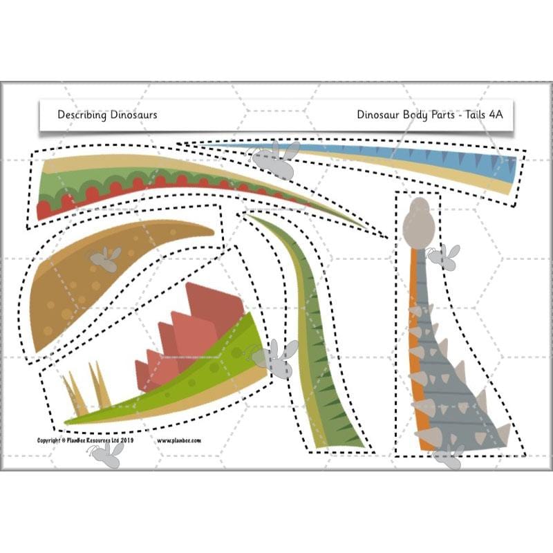 PlanBee Describing Dinosaurs Year 1 - Dinosaur Writing Activities KS1