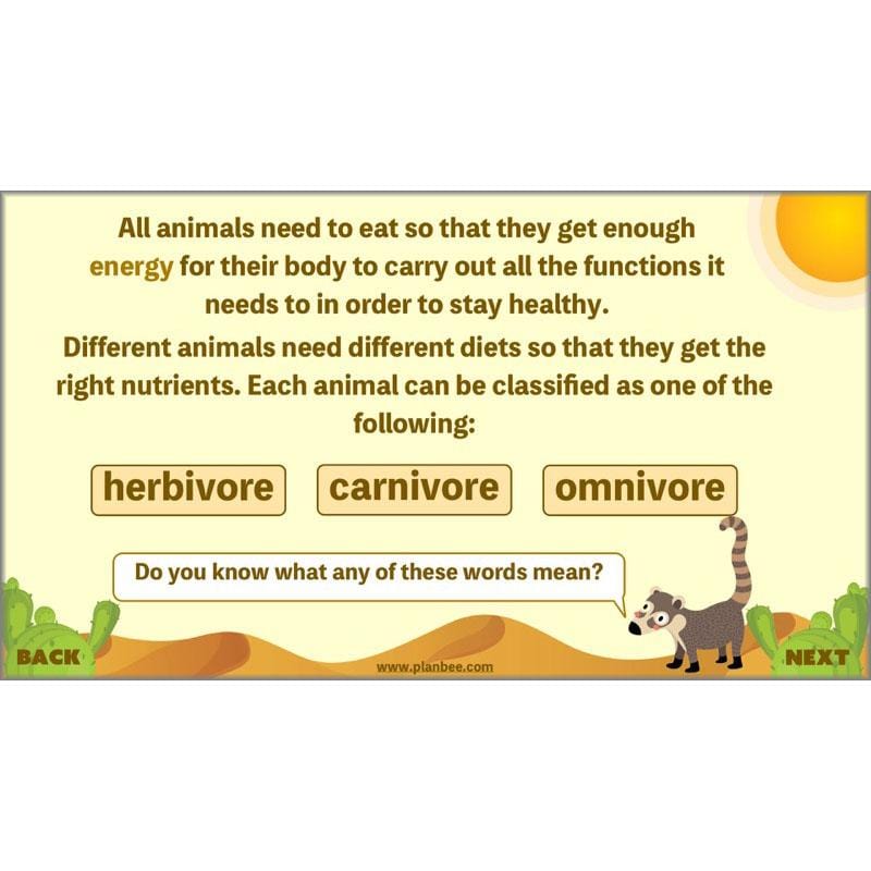PlanBee Desert Life: KS2 Science Plans