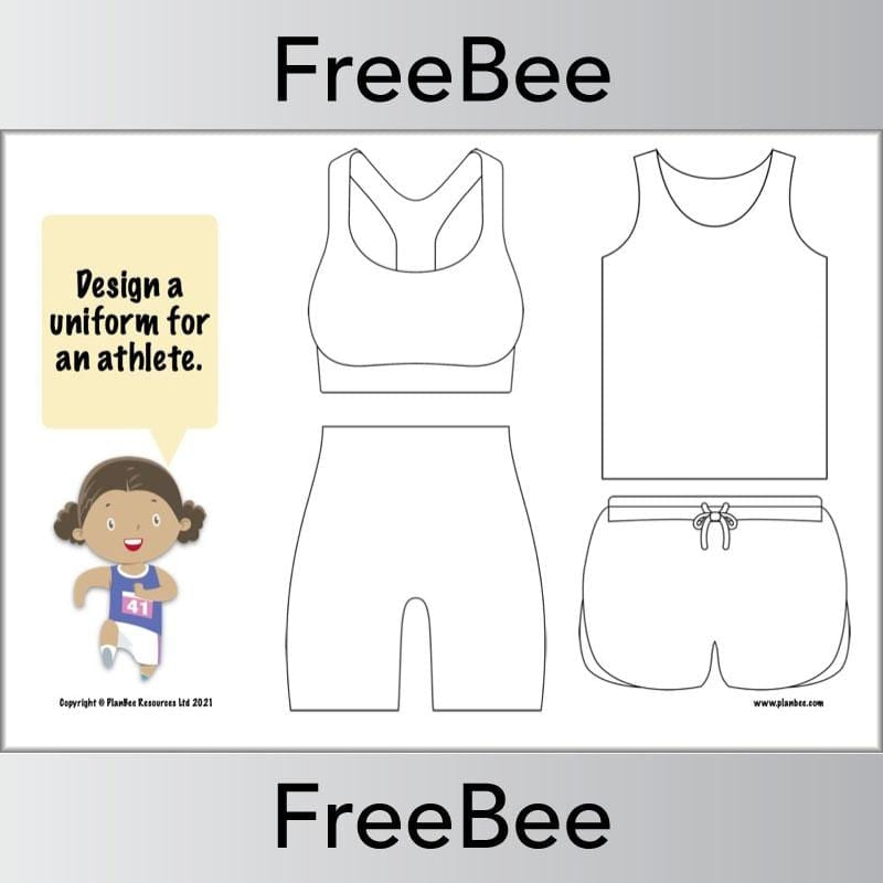 PlanBee FREE Design a Sports Uniform by PlanBee