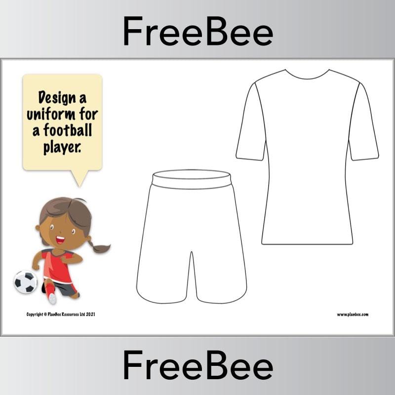 PlanBee FREE Design a Sports Uniform by PlanBee