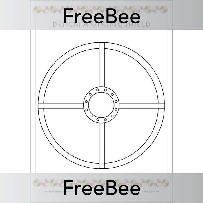 PlanBee FREE Design a Viking Shield by PlanBee