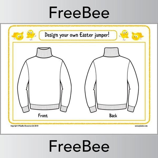 PlanBee Design an Easter Jumper | PlanBee Free Resources