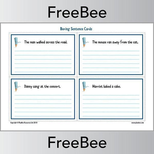 PlanBee Free KS2 Descriptive Writing Game by PlanBee