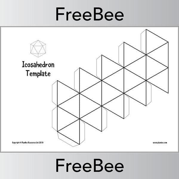 PlanBee 3D Net Multi-Sided Dice Templates | PlanBee