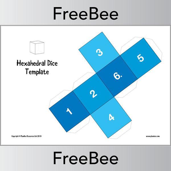 PlanBee 3D Net Multi-Sided Dice Templates | PlanBee