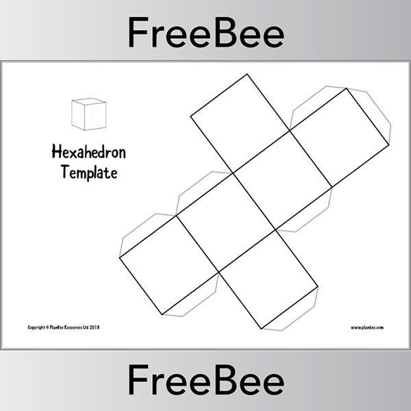 PlanBee 3D Net Multi-Sided Dice Templates | PlanBee