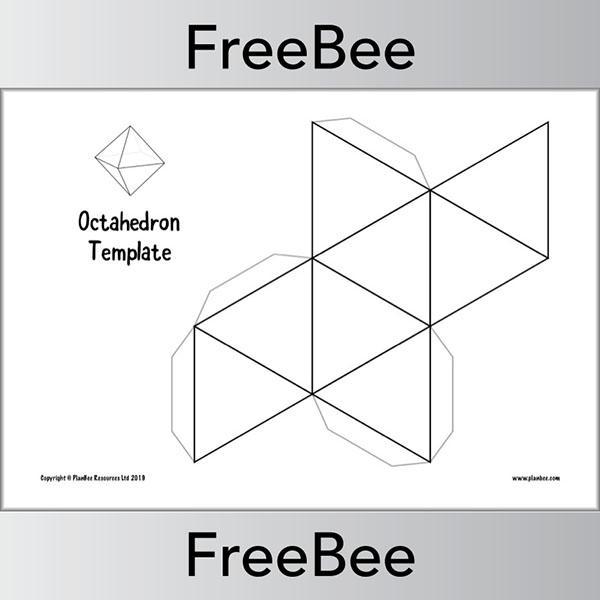 PlanBee 3D Net Multi-Sided Dice Templates | PlanBee