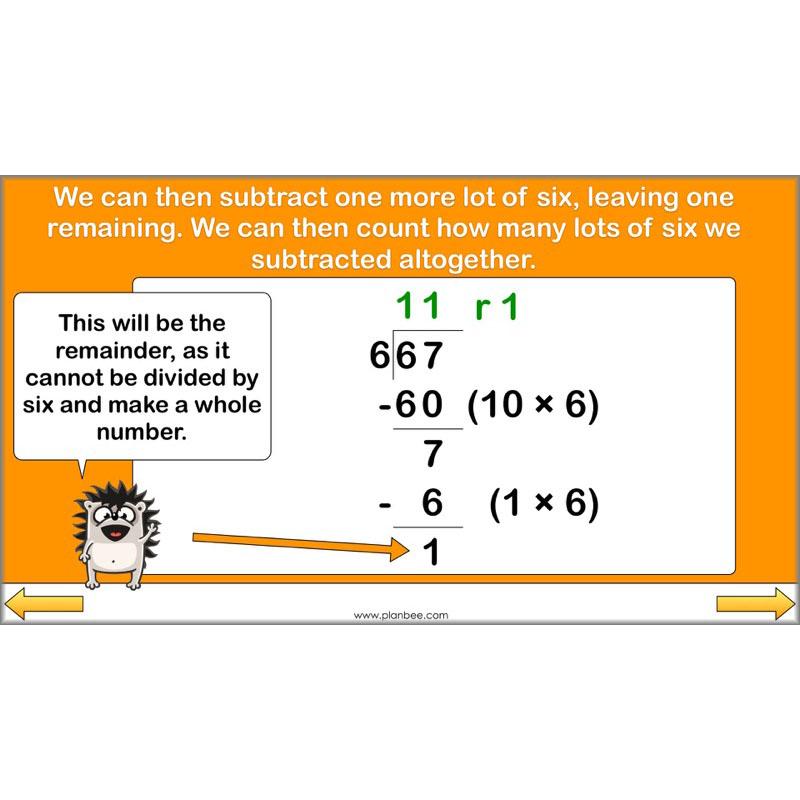 PlanBee Difficult Division Year 6 Maths Lessons and Worksheets