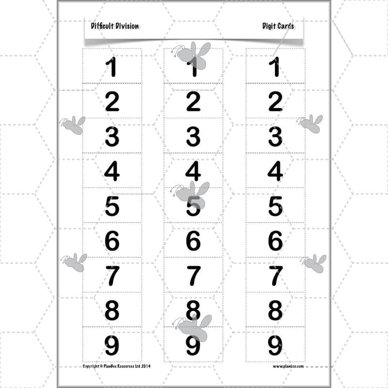 PlanBee Difficult Division Year 6 Maths Lessons and Worksheets