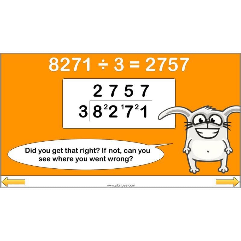 PlanBee Difficult Division Year 6 Maths Lessons and Worksheets