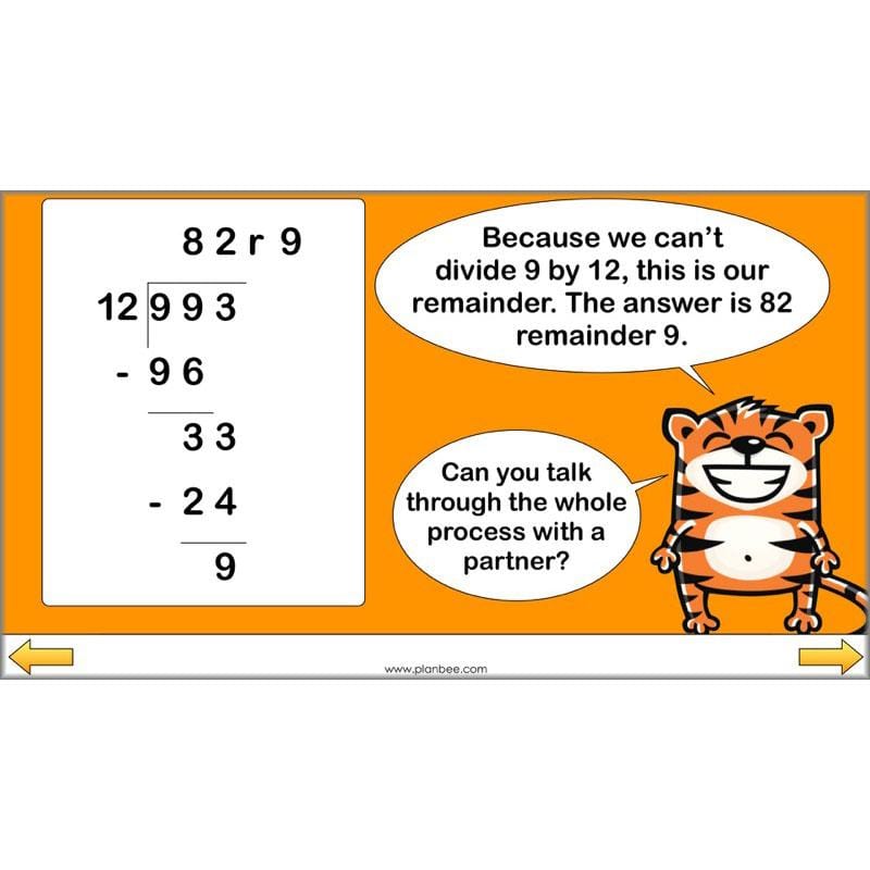 PlanBee Difficult Division Year 6 Maths Lessons and Worksheets