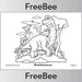 PlanBee Dinosaur Colouring Pages FREE Printables from PlanBee