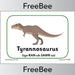 FREE Tyrannosaurus Dinosaur Display Posters by PlanBee