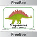 FREE Stegosaurus Dinosaur Display Posters by PlanBee