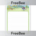 FREE Dinosaur Writing Paper by PlanBee