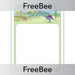 PlanBee FREE Dinosaur Writing Paper by PlanBee