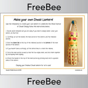 FREE Downloadable Diwali Lantern Template by PlanBee