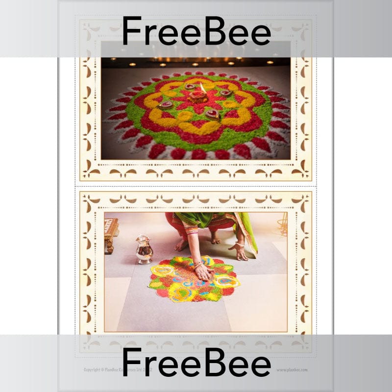 PlanBee FREE Diwali Pictures Pack by PlanBee