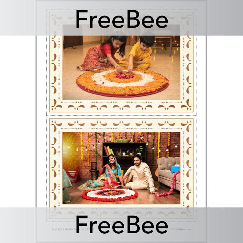 PlanBee FREE Diwali Pictures Pack by PlanBee