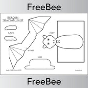 PlanBee Dragon Template | St George's Day Activities