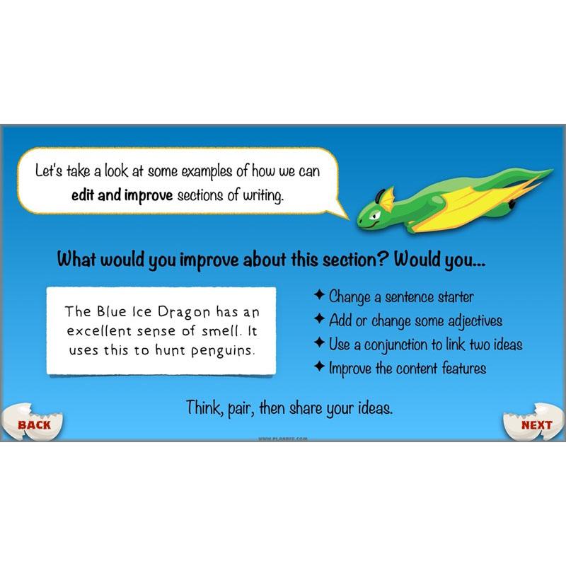 PlanBee Dragons KS2 | Non-chronological Reports Planning | Year 4