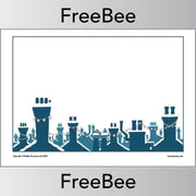 Free Festive Santas Sleigh Drawing challenge by PlanBee